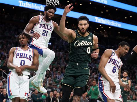 Joel Embiid on Celtics.